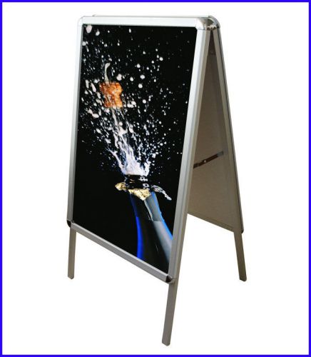 Double Side A-Frame Poster Holder Stand + Free Printing A220