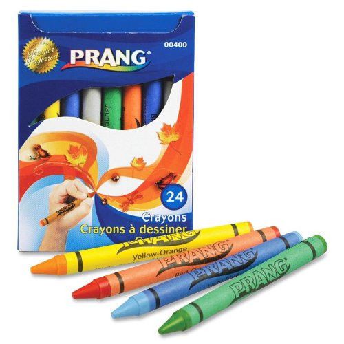 Prang crayons standard size, box of 24 crayons, assorted colors (00400) 2 boxes for sale