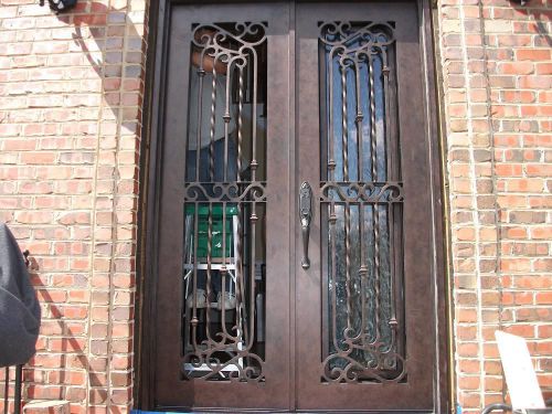Iron double door - made by diseno forjado entry doors  / df-irondoors-mx for sale