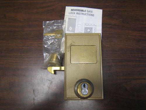 MARKS W3800 REVERSIBLE GATE LOCK SET W/ KEYS NEW FREE SHIPPING