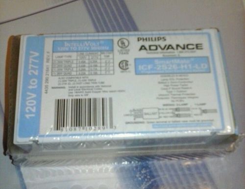 (6-pack) new philips advance smartmate icf2s26h1ld (k) 2x26w 4 pin cfl ballast for sale