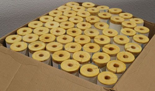 Lot 56) owens corning fiberglass pipe insulation 1&#034; wall thickness free shipping for sale