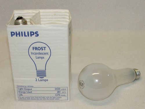 Philips 300m/if frost light bulb 300 watt 28177-4  - case of 60 for sale