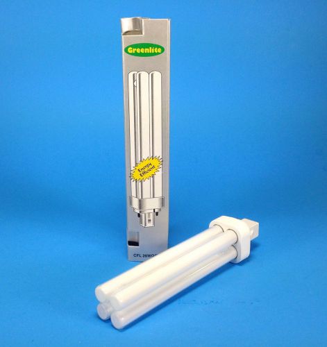 (25) greenlite 26w quad tube 2-pin 3500k for sale