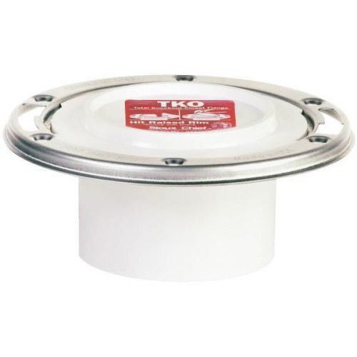 PVC Total Knockout Flange With Stainless Steel Ring-4X3 SS K/O PVC CL FLANGE