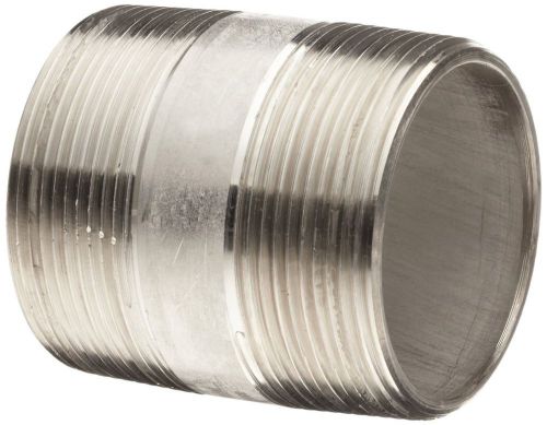 Stainless steel 304/304l pipe fitting, close nipple, schedule 40 seamless, 1/2&#034; for sale