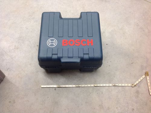 Empty bosch rotary laser plastic carry case.  unknown application. unused for sale