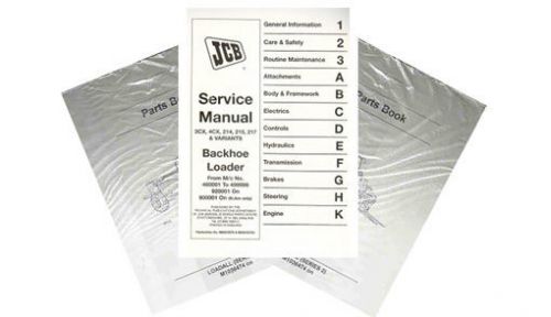 JCB Service 3CX, 4CX, 214, 214, 215, 217  Printed Manual #2