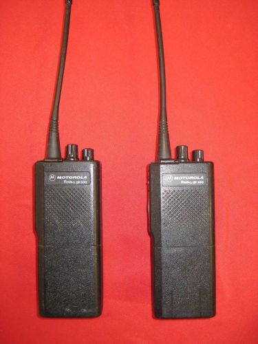Motorola GP 300 2 way radios 2 channel with all accessories