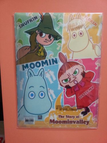 Story of Moomin Valley Florens Little My Snufkin Pocket PVC File Envelope