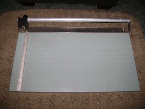 MARTIN YALE 12&#034; PAPER TRIMMER, WITH ROLLER BLADE