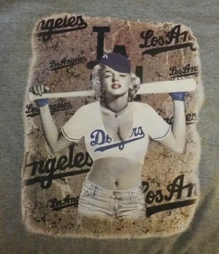 Marilyn Monroe Los Angeles Dodgers 3 PK -PLASTISOL HEAT PRESS TRANSFERS