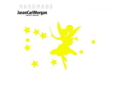 JCM® Iron On Applique Decal, Fairydust Neon Yellow