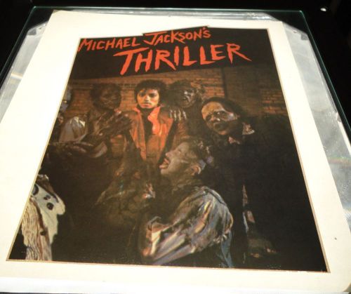 Vintage Michael Jackson Thriller Iron On Transfer