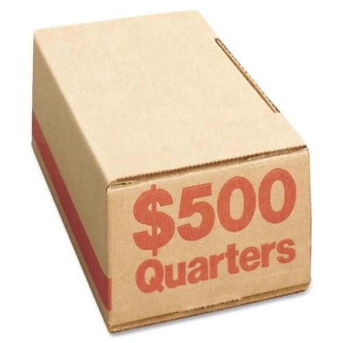 PMC61025 Coin Box, Quarters, 500, 50/CT, Orange