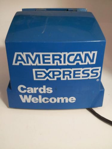 American express addressograph 840 electric credit card imprinter bartizan 840 for sale