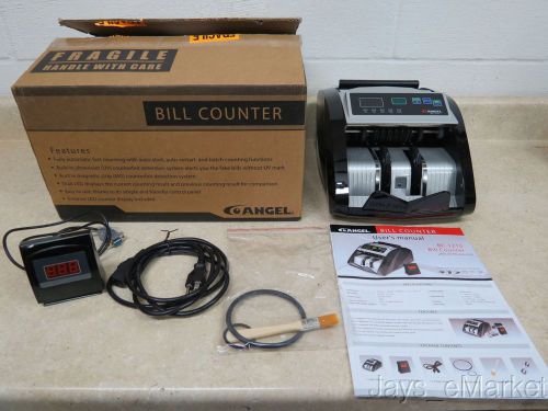 Angel POS BC-1210 Bill Counter W/ UV Counterfeit Detection New In Box &amp; Nice!