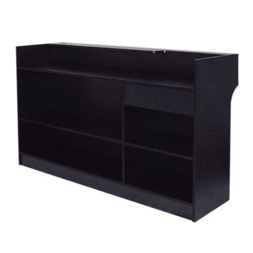 Item#ltc4b black 4&#039; long ledge-top check out counter register stand brand new for sale