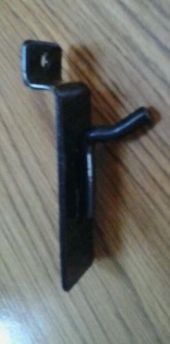 29 - 1&#034; slatwall metal hooks with 30 degree tip - black for sale