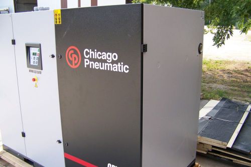 Chicago pneumatic cpe75 rotary screw air compressor  5 year factory warra new for sale