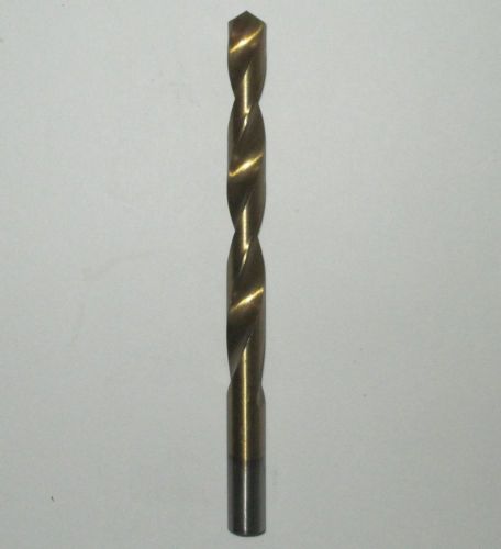 New 3/8&#034; titanium nitride high speed steel drill bit 4-3/4&#034; oal; $1 off 2nd+ for sale