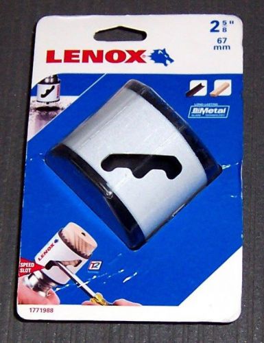 Lenox tools 1771988 2-5/8&#034; bi-metal speed slot hole saw for sale