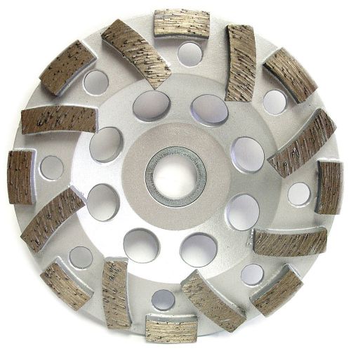 4.5” premium fan style concrete diamond grinding cup wheel for angle grinder for sale