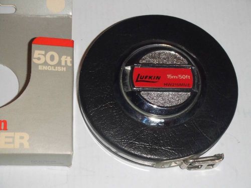 Lufkin cooper tools 3/8&#034;x50&#039; banner long steel tape hw215mme  new made in canada for sale