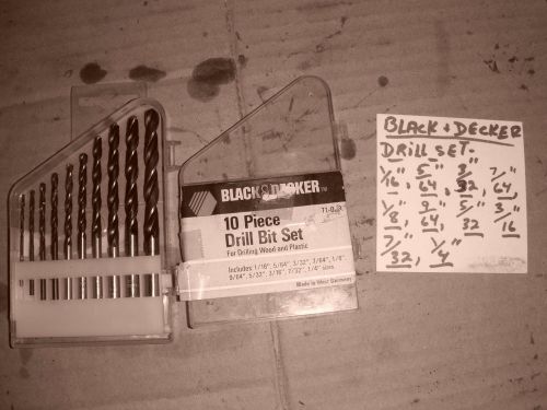 Black &amp; Decker Drills 1/16&#034; to  1/4&#034;