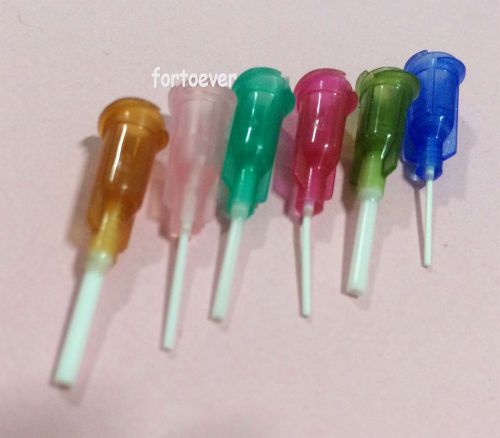 50pcs 1/2&#034;  new 14ga-25ga blunt dispensing needles syringe needle tips for sale