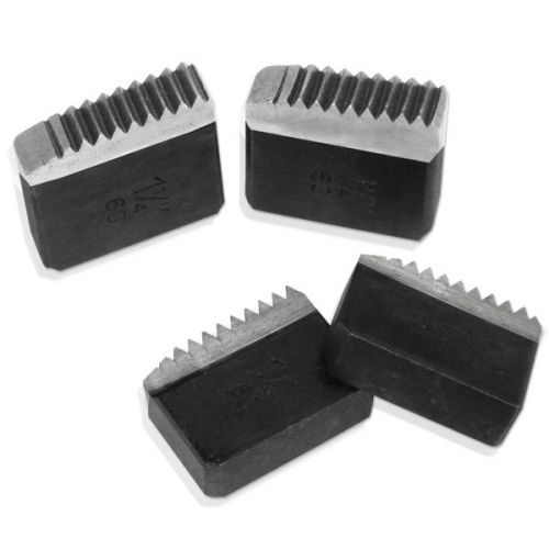 4pc pipe threader dies 1-1/4&#034;inch fits hand ratchet tool hear inserts set for sale