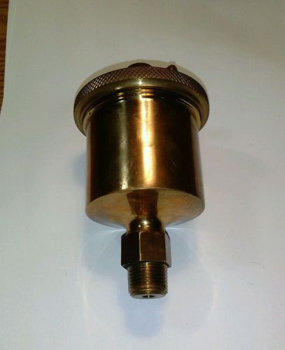 LUNKENHEIMER IDEAL NO. 2 AUTOMATIC GREASE CUP NOS HIT AND MISS ENGINE BRASS OIL