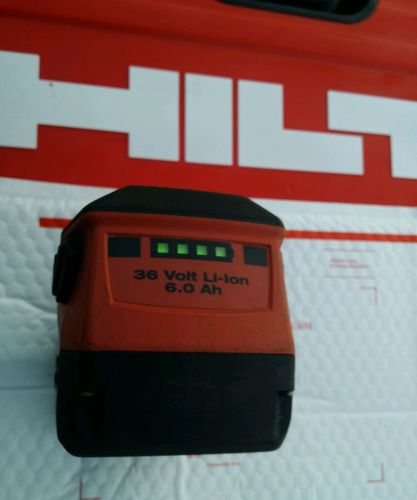 HILTI BATTERY PACK B 36/6.0 LI-ION, PREOWNED, IN MINT CONDITION, FAST SHIPPING!