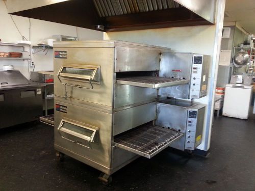 MIDDLEBY MARSHALL PS-200 DOUBLE STACK CONVEYOR PIZZA OVENS