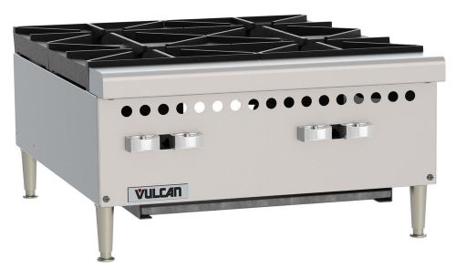 Vulcan vcrh24 medium duty 24&#034; four burner countertop hot plate for sale