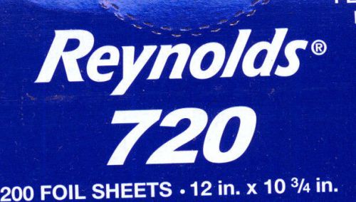 Reynolds - 720 - Metal Foil Wrap 12&#034; x 10 3/4&#034; - REY720 FASTEST SHIPPING!
