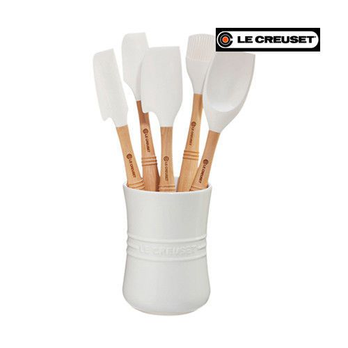 Le creuset revolution 6 piece utensil set white for sale