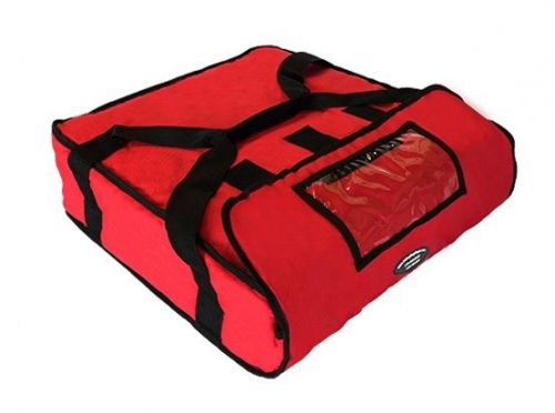 Pizza Delivery Hot Bag (Holds up to Two 16&#034; or Two 18&#034; Pizzas) Red