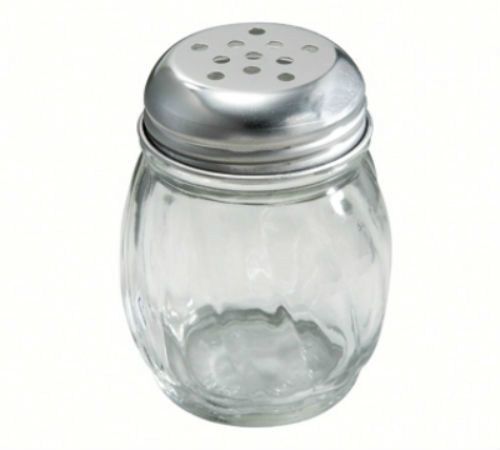 Winco (G-107) Glass Cheese Shaker w/ Perforated Top