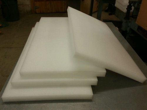 (4) 24&#034; x 48&#034; x 2&#034; polyethylene plank foam sheets, density 1.7pcf pe, best price for sale