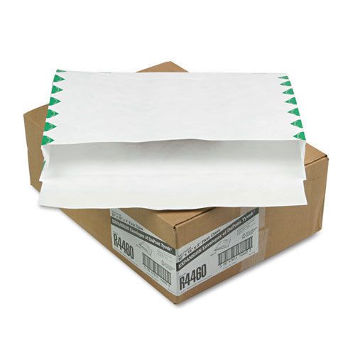 Tyvek Booklet Expansion Mailer, 1st Class, 10 x 15 x 2, White, 18lb, 100/Carton