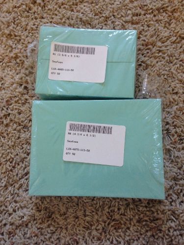 A6 And A1 Sized Seafoam Blue Green Invitation Or Stationary Envelopes