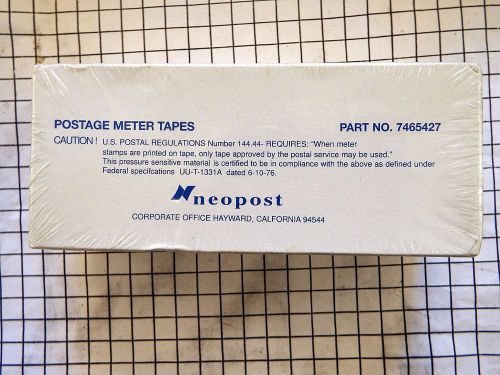 Neopost  &#034; POSTAGE METER TAPE &#034; Part # 7465427 &lt;&gt; NEW &amp; Sealed in Original Box