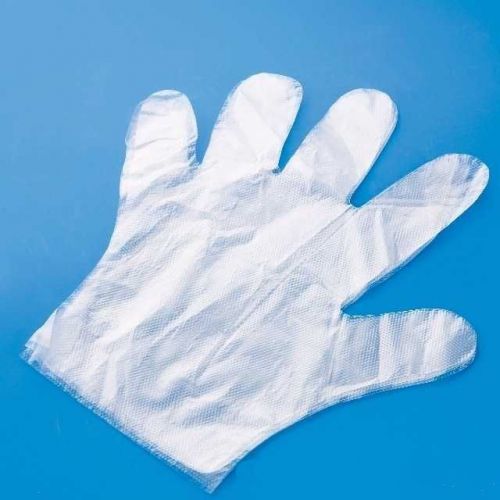 50 Pairs Polyethylene Disposable PE Gloves Food Cleaning Hand Protection