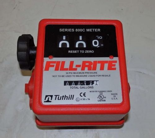 Fill-rite mechanical flow meter fr807c for sale