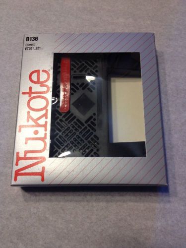 Nu-kote b136 black correctable tape for olivetti et201, et221 for sale