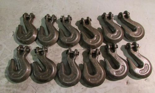 Lot of (12) Laclede Clevis Grab Hook 3/8In 1397-401-00