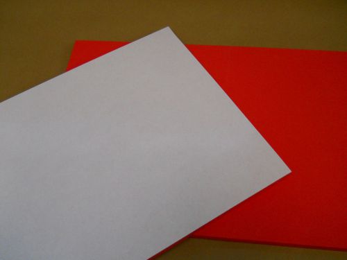1 Sticky (1PSA) EVA Foam Sheet 12.25&#034;x19&#034;x13mm Red color