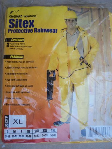 Sitex Protective Rainwear   - 3 Piece Suit  NEW XL