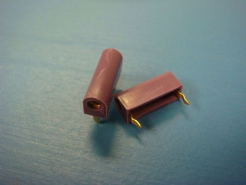 (10) M39024/11-10 PURPLE JACK TIPS WITH GOLD LEADS